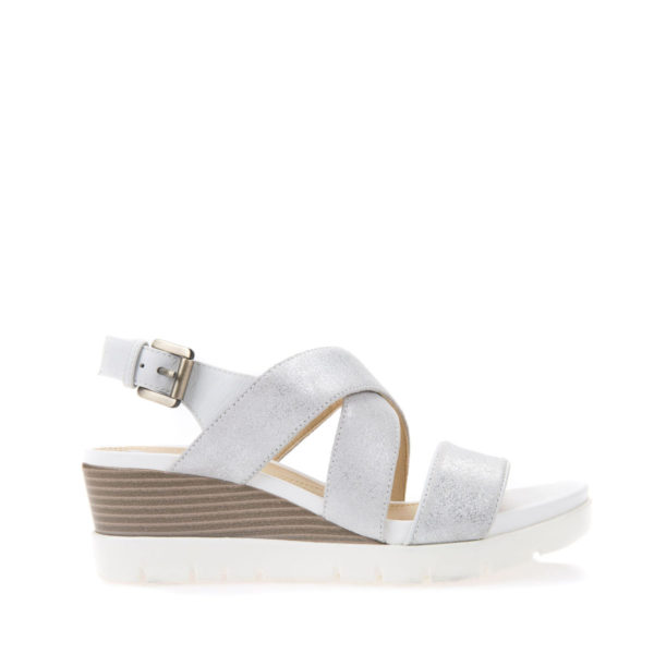 sandali geox argento