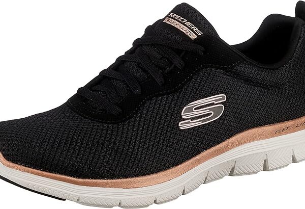 Skechers sneakers donna 149303 bkrg Flex Appeal 4.0 Brilliant View Calzature Mai