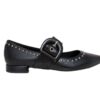 Nacrèe ballerina con tacco 521t171 nero