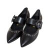 Nacrèe ballerina con tacco 521t171 nero