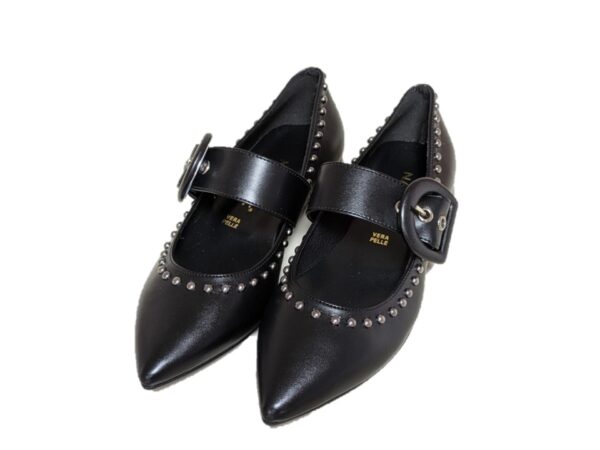 Nacrèe ballerina con tacco 521t171 nero