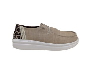 Hey Dude sneakers donna wendy rise animal tan multi
