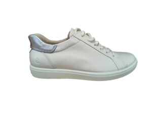 Ecco sneakers donna soft 7 w 470843 white pure silver