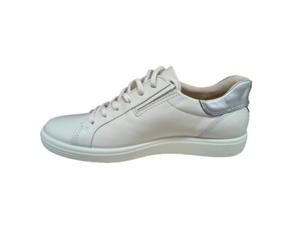 6 Ecco sneakers donna soft 7 w 470843 white pure silver