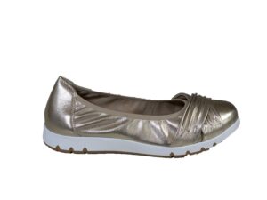 Caprice ballerina donna 22118 platin metal