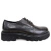 1 Hundred100 scarpa stringata donna w894-01 nero