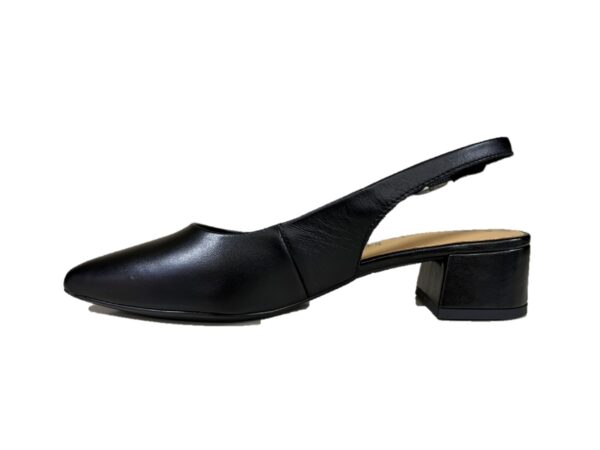 Scarpa Tamaris Donna in pelle nero con cinturino 29500