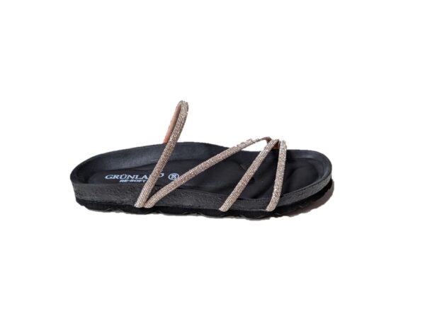 Grunland ciabatte donna Sara cb0836 nero champagne