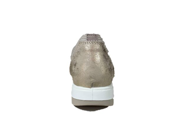 17 Scarpa Donna Igi&Co in maglia elasticizzata beige slipi-on