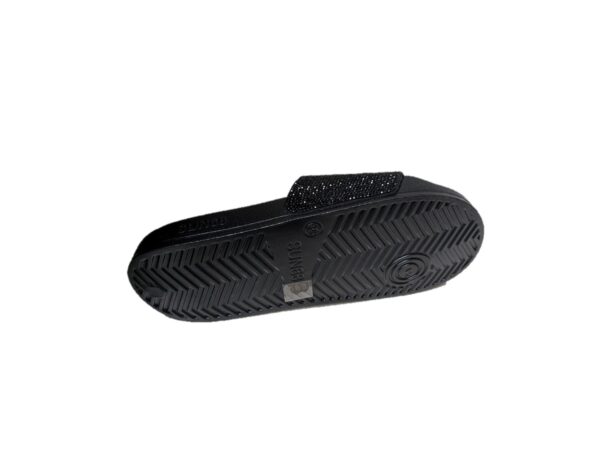 Sun68 ciabatte donna x36211 slipper strass logo nero