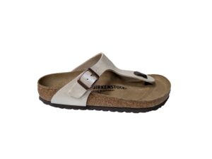 222 Birkenstock Gizeh 0943871 graceful pearl white