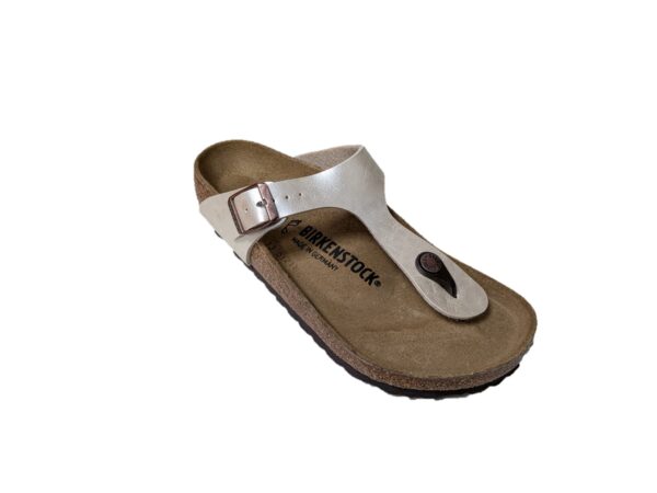 223 Birkenstock Gizeh 0943871 graceful pearl white