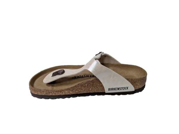 224 Birkenstock Gizeh 0943871 graceful pearl white