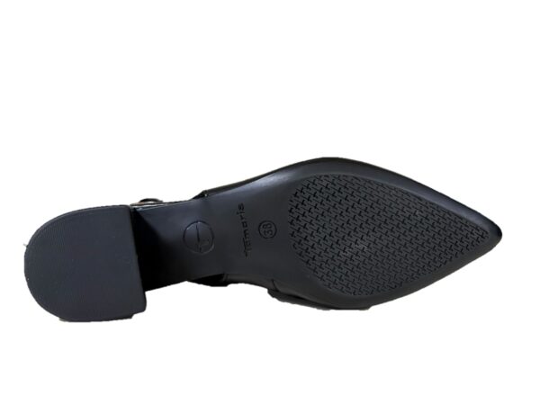 Scarpa Tamaris Donna in pelle nero con cinturino 29500