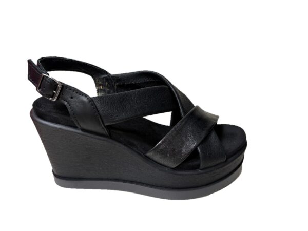 36 Sandalo donna Igi&Co 1173200 nappa nero