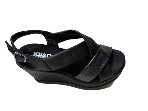 38 Sandalo donna Igi&Co 1173200 nappa nero