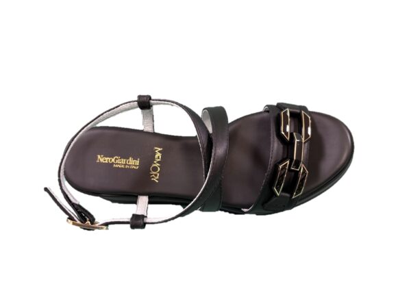 53 NeroGiardini Sandali da donna in pelle E615953D nero