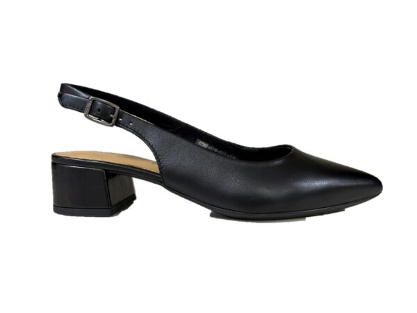Scarpa Tamaris Donna in pelle nero con cinturino 29500