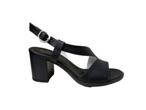 Nero Giardini E410440D sandalo in pelle nero