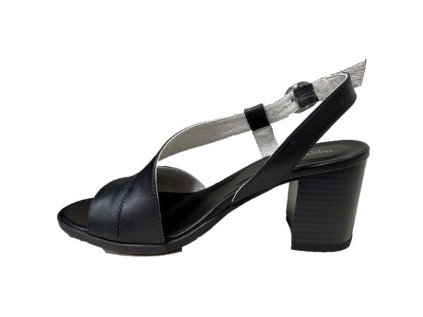 Nero Giardini E410440D sandalo in pelle nero