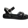 Nero Giardini E410490D sandalo in pelle nero