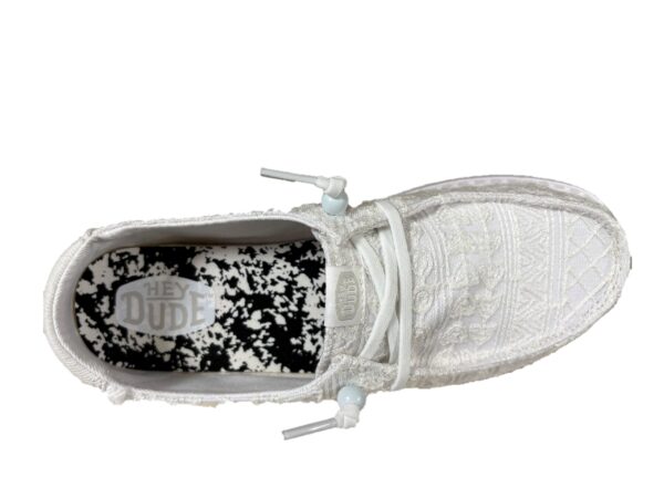 69 Hey Dude donna Wendy Crochet Lace bianco 43112