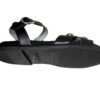 Nero Giardini E410490D sandalo in pelle nero