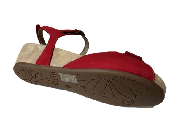 3 Green Comfort sandalo 424024 rosso
