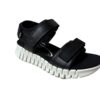 33 Ecco sandalo donna 213103 nero in pelle