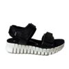 Ecco sandalo donna 213103 nero in pelle