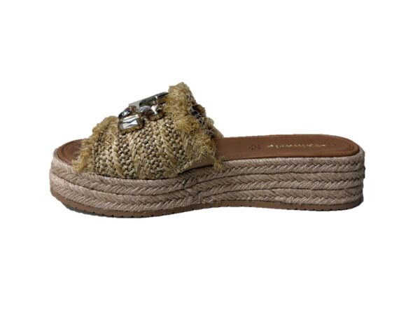 54 Tamaris ciabatta con zeppa 27214 beige