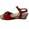 6 Green Comfort sandalo 424024 rosso