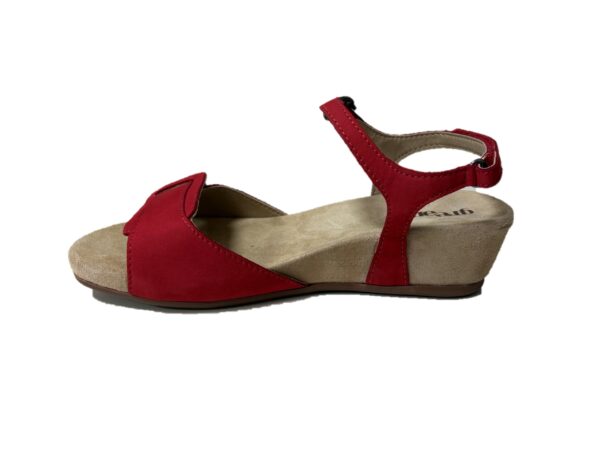 6 Green Comfort sandalo 424024 rosso