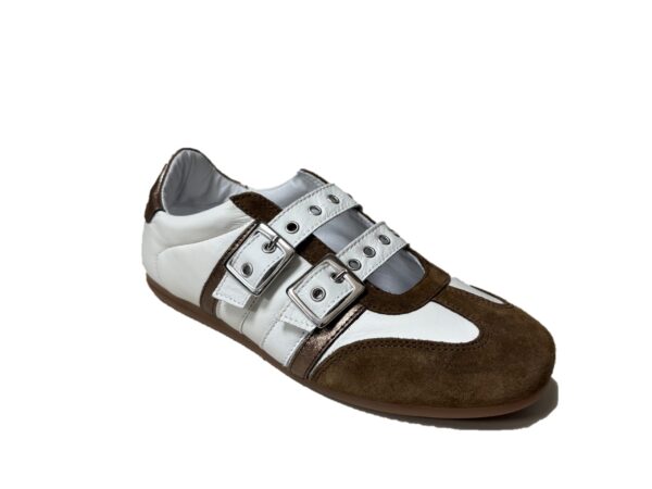 Latika scarpa donna LTK 401 bianco marrone