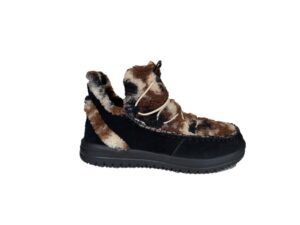 Hey Dude camden suede cozy black multi black stivaletti donna