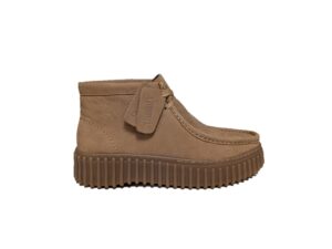 Clarks Torhill Moss light tan nubuck polacchini donna