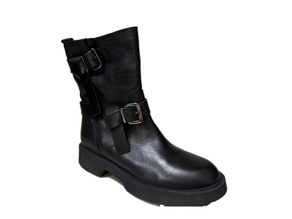 Latika LTK 8013 in pelle nero