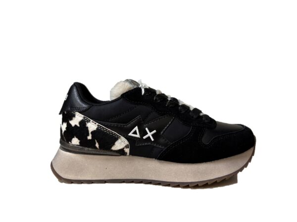 Sun68 Z46224 sneaker D. nero animalier Sun68 Z46224 sneaker D. nero animalier