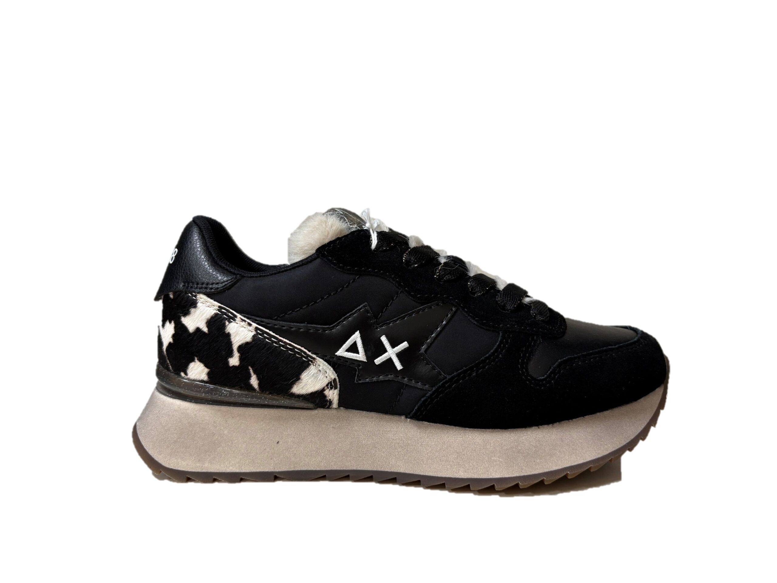 Sun68 Z46224 sneaker D. nero animalier