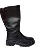1 Hundred W894-07 Bufalo stivale donna nero