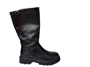 Hundred W894-07 Bufalo stivale donna nero