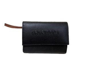 Portafoglio in pelle da donna Coconuda nero DK55178