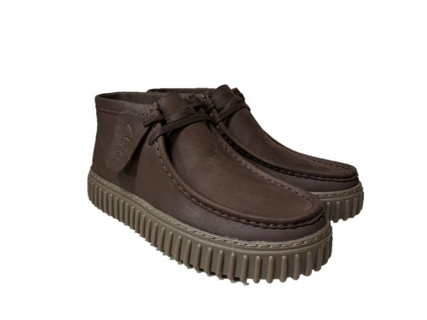 10 Clarks Torhill Hi U. laether testa di moro