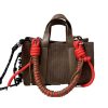 107 Sun68 Y46221 borsa D. in velluto marrone