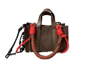 Sun68 Y46221 borsa D. in velluto marrone