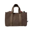 108 Sun68 Y46221 borsa D. in velluto marrone