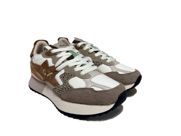 128 Sun68 Z46222 sneaker donna beige