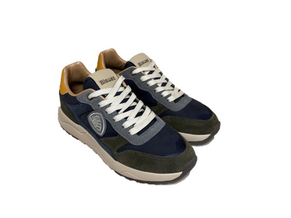 14 Blauer Zark sneaker uomo verde/blu