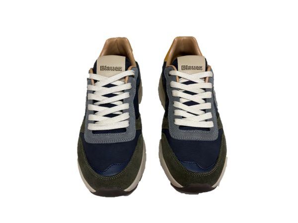 15 Blauer Zark sneaker uomo verde/blu