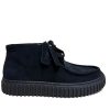 17 Clarks Torhill Hi uomo scarponcino scamosciato nero
